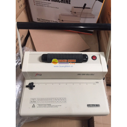 Máy đóng gáy xoắn cuộn FEG S15