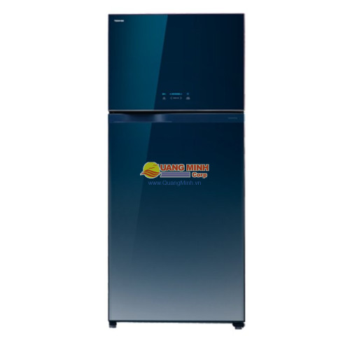 Tủ lạnh 2 cánh Toshiba Inverter 409L mặt gương xanh GRTG46VPDZZW