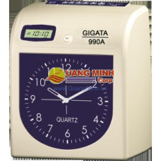 Máy chấm công thẻ giấy tờ Gigata 990A