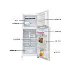 Tủ lạnh 2 cánh LG 318L màu trắng vân hoa GR-L392MG