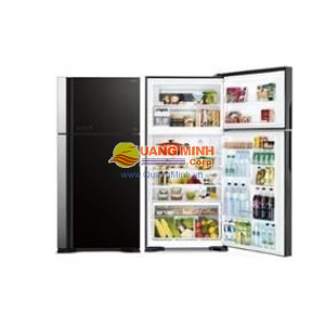 Tủ lạnh Hitachi 395 lít, 2 cửa, màu gương đen, inverter VG470PGV3GBK