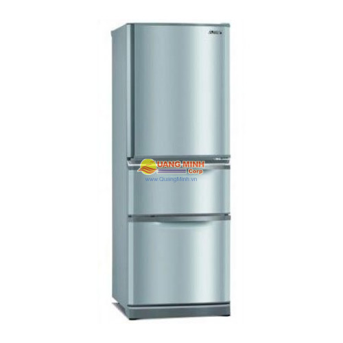 Tủ lạnh Mitsubishi 338L, 3 cửa, ngăn đá dưới, màu inox MR-C41E-ST-V