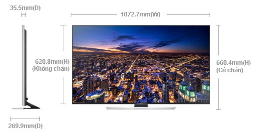 TIVI LED 3D SAMSUNG UA55HU8500 4K-ULTRA HD